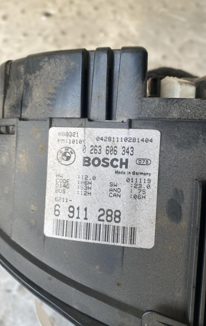 Ceasuri bord 6911288 / 0263606343 BMW Seria 3 E46 [1997 - 2003] Touring wagon 320d MT (136 hp) BMW Seria 3 E46 2.0 D M47204D4