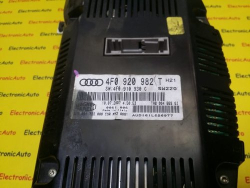 Ceasuri Bord Audi, 4F0920982T, 4F0910930C