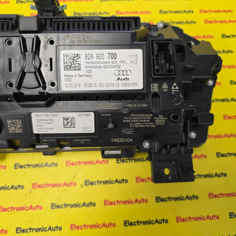Ceasuri bord AUDI A1, 82A920700, A2C12917900,