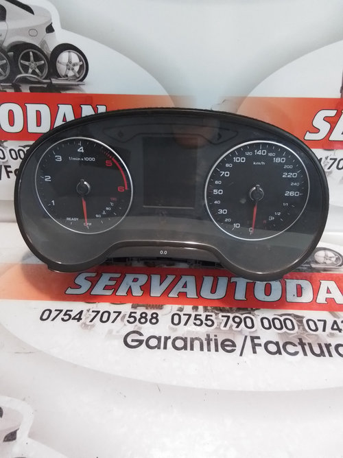 Ceasuri bord Audi A3 (2012-2019) [8V1] 2.0 Hybrid 2018, 8V0920741 / VOLAN STÂNGA