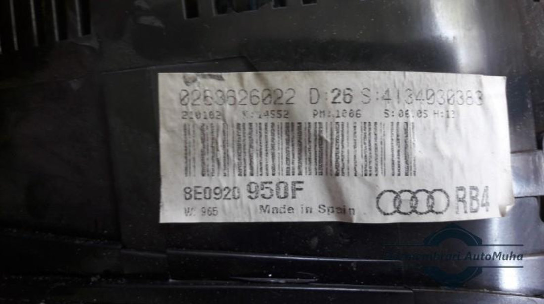 Ceasuri bord Audi A4 (2004-2008) [8EC, B7] 1 036 901 830