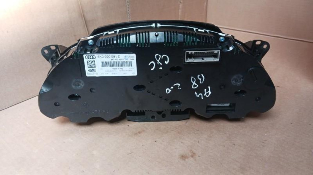 Ceasuri bord Audi A4 (2007->) [8K2, B8] 8k0920981d