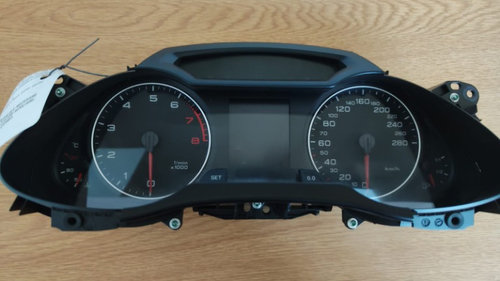 Ceasuri bord Audi A4 B8 1.8 TFSI cod motor CDH 160 cp / 118KW transmisie manuala an 2011,cod 8K09209...