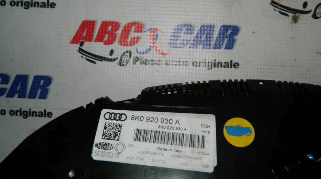 Ceasuri bord Audi A4 B8 8K 2.0 TFSI cod: 8K0920930A