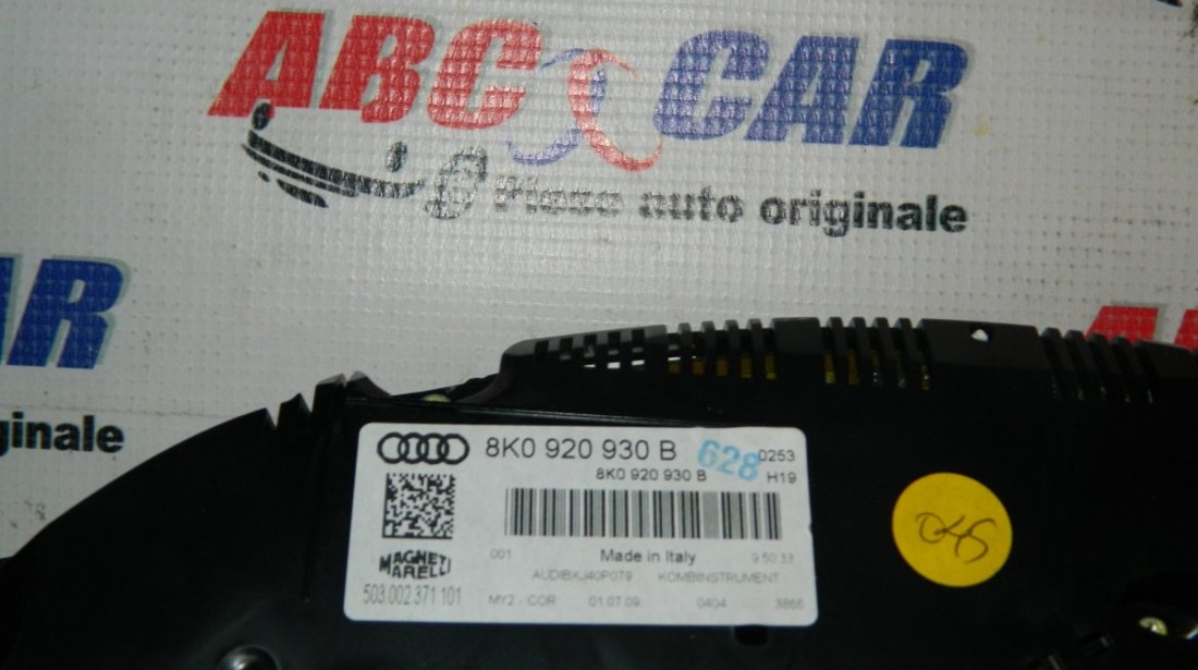 Ceasuri bord Audi A4 B8 8K 2.0 TFSI cod: 8K0920930B