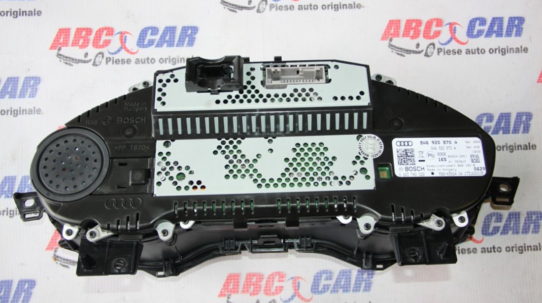 Ceasuri bord Audi A5 F5 2.0 TFSI cod: 8W6920870A / 0263740028 model 2019