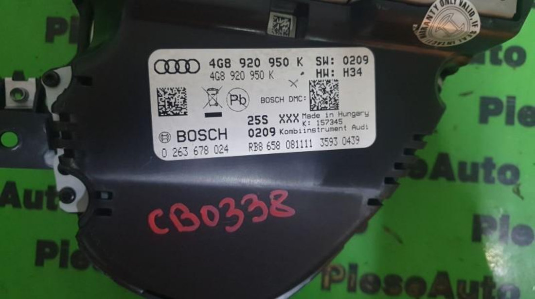 Ceasuri bord Audi A6 (2010->) [4G2, C7] 0263678024