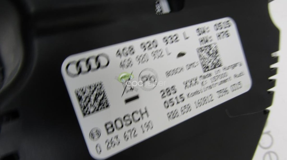 Ceasuri bord Audi S7 4G benzina cod 4G8920932L