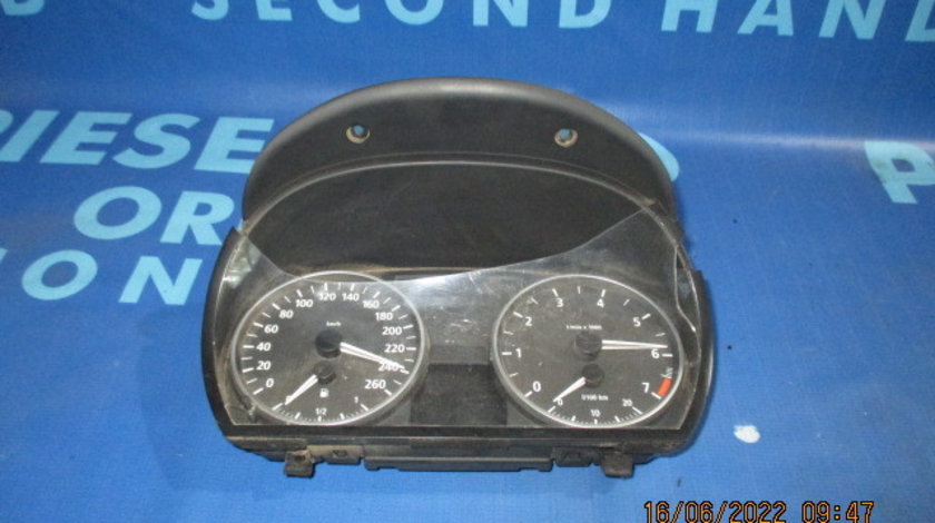 Ceasuri bord BMW E90 318i; 9110197 (geam fisurat)