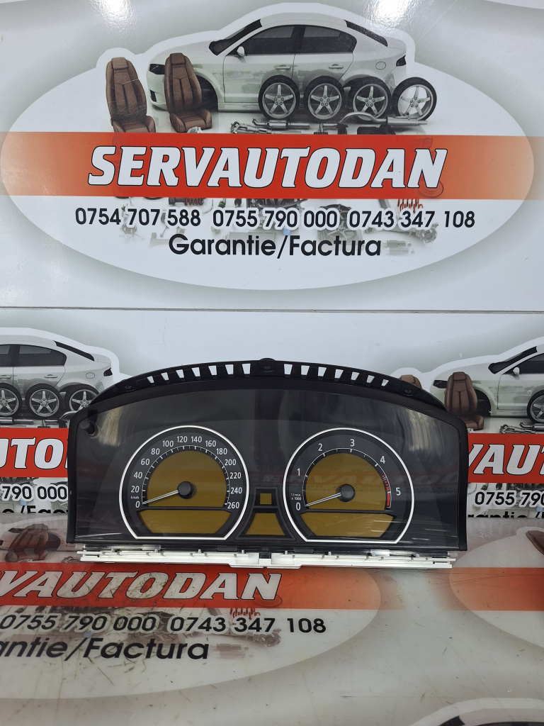 Ceasuri bord BMW Seria 7 (2001-2008) [E65, E66] 3.0 Motorina 2004, 6927506 / VOLAN STÂNGA