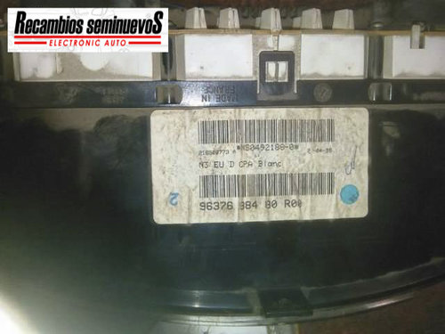 Ceasuri bord CITROEN XSARA 96 376 884 80 / 9637688480 / 21615885-9 / 21615885 9 / 21615885996 376 88...