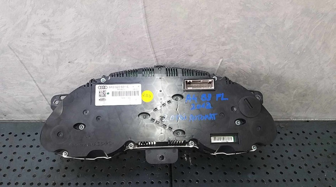 Ceasuri bord diesel audi a4 b8 8k facelift 8k0920931c