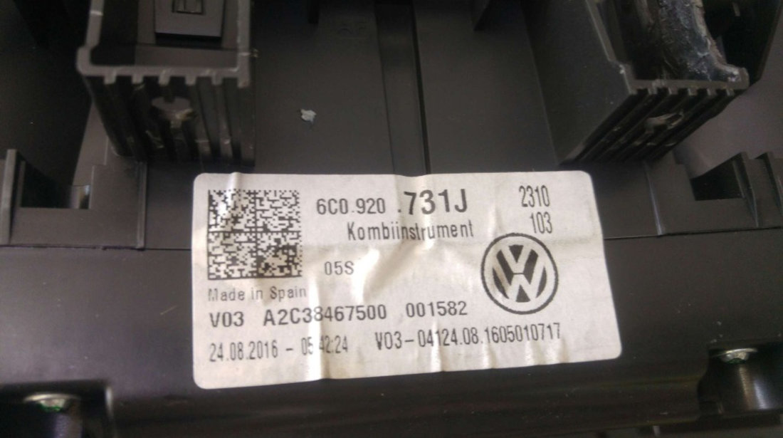 Ceasuri bord diesel vw polo 6r1 6c1 6c0920731j