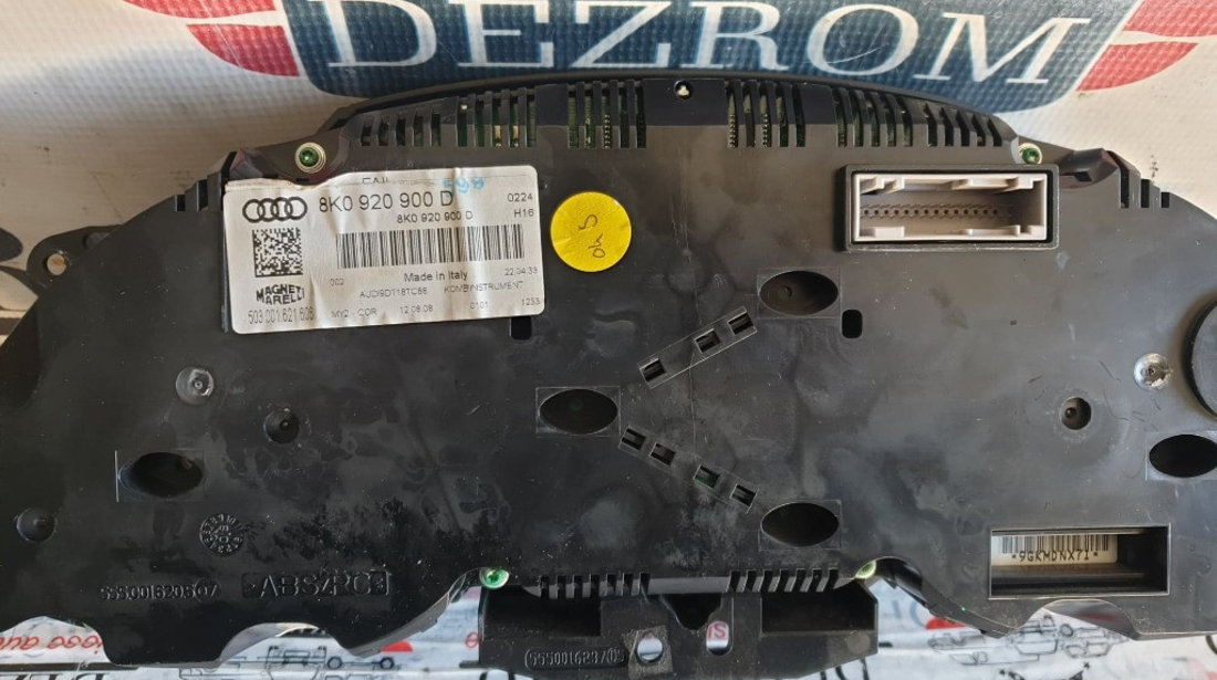 Ceasuri bord Europa Audi A4 B8 diesel : cod piesa : 8k0920900d