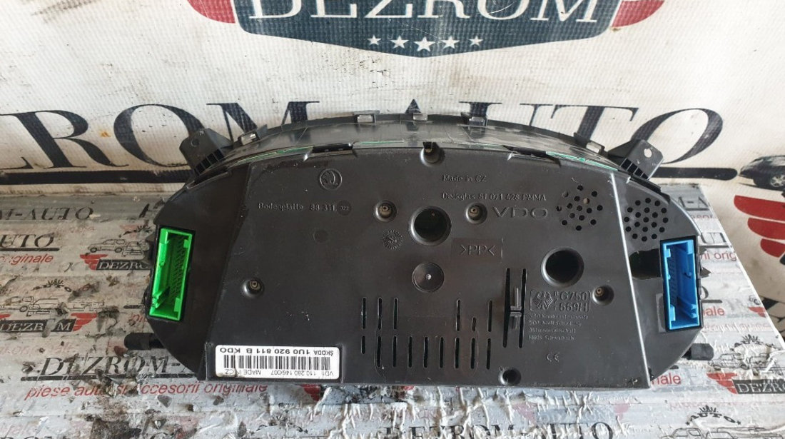 Ceasuri bord Europa Skoda Octavia Tour 1.8 T 150 cai motor ARX cod piesa : 1U0920811B