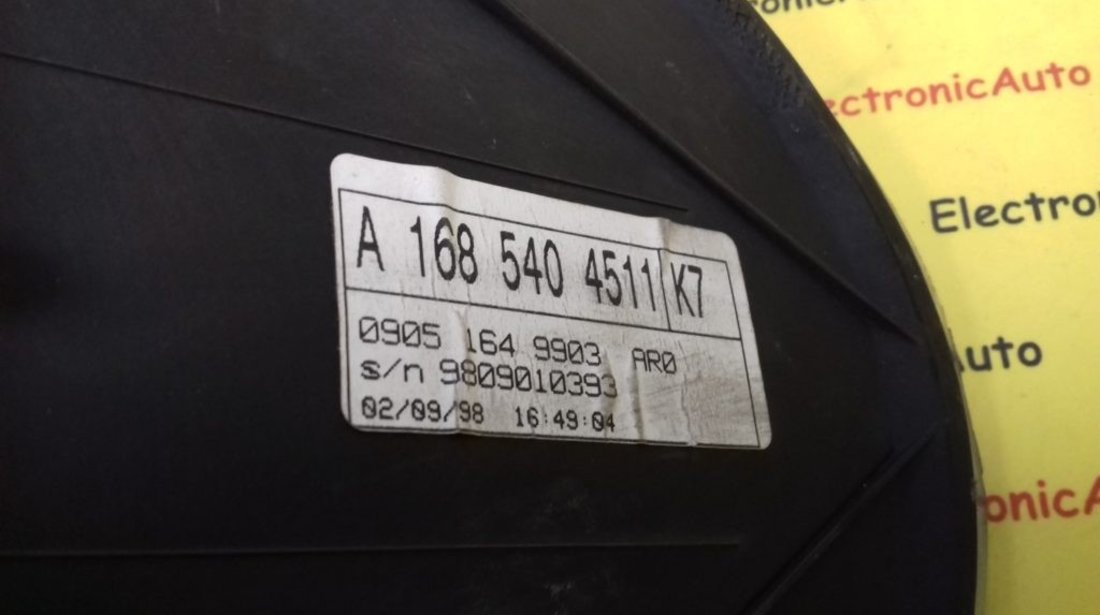 Ceasuri Bord Mercedes A Class, A1685404511