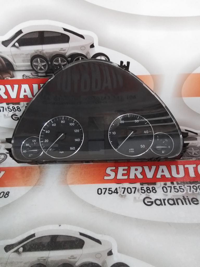 Ceasuri bord Mercedes-Benz C-Class (2001-2007) [W203] 2.2 Motorina 2003, A2035401511 / A2035400848 / volan dreapta