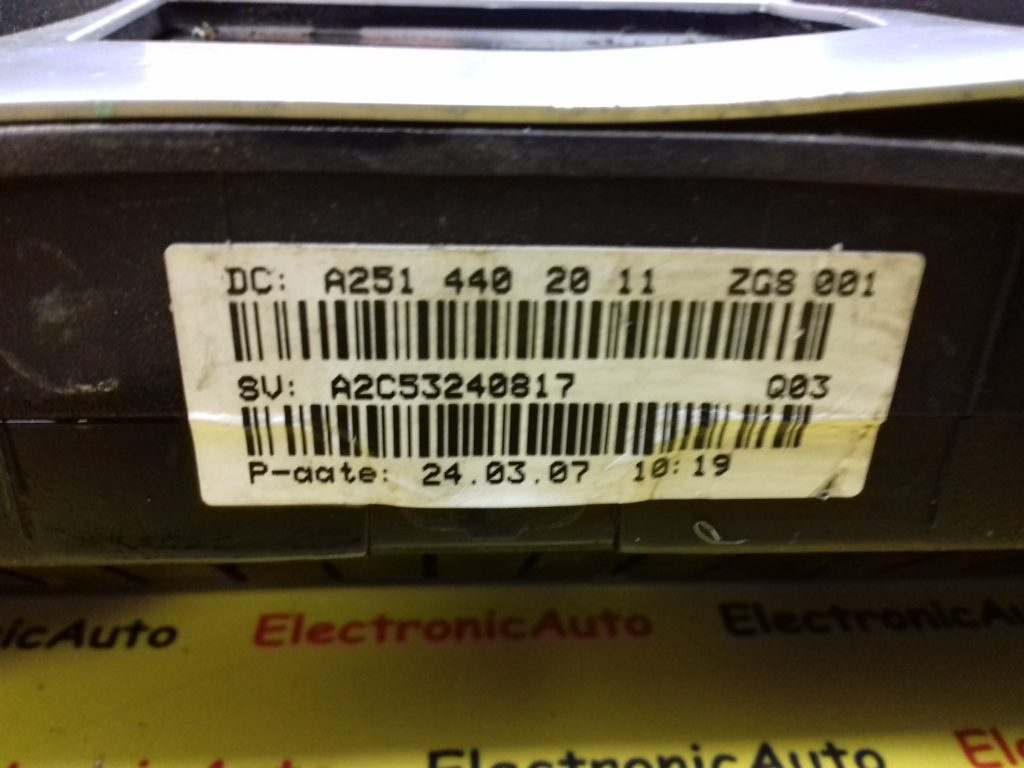 Ceasuri Bord Mercedes W164, A2514402011