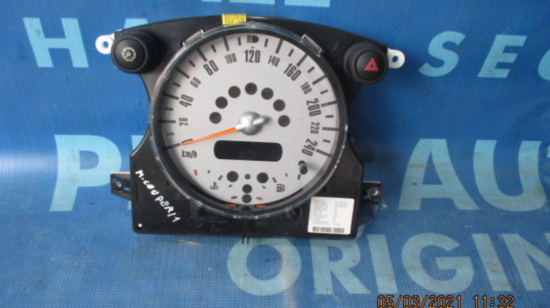 Ceasuri bord Mini Cooper 1.6i; 6918720 (pilot si avarii)