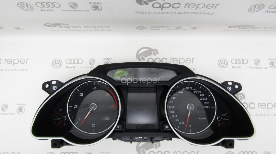 Ceasuri Bord Originale Audi A5 8T Facelift - Cod: 8T0920932N