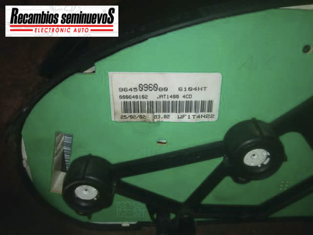 Ceasuri bord PEUGEOT 206 96450960809645096080