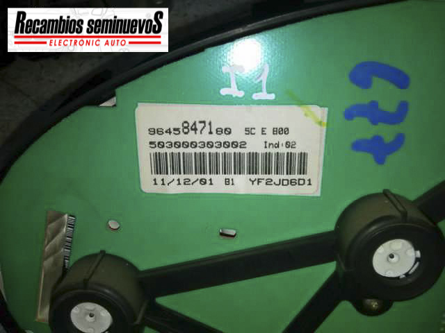 Ceasuri bord PEUGEOT 206 9645847180 / 5030003030029645847180 / 503000303002