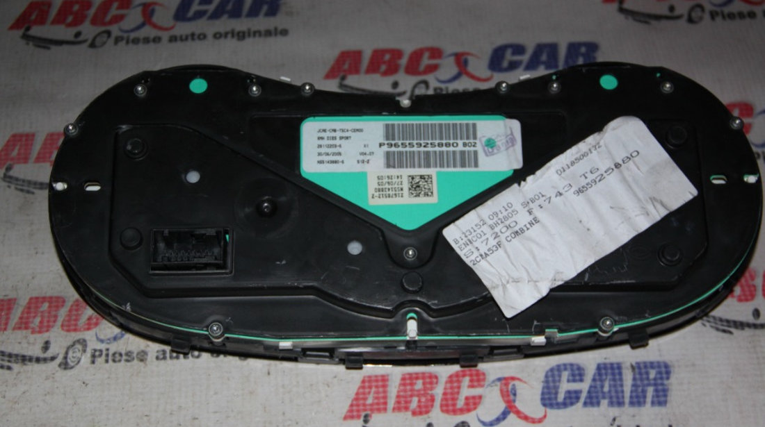 Ceasuri bord Peugeot 307 CC (3B) 2003-2009 2.0 HDi cod: 9655925880