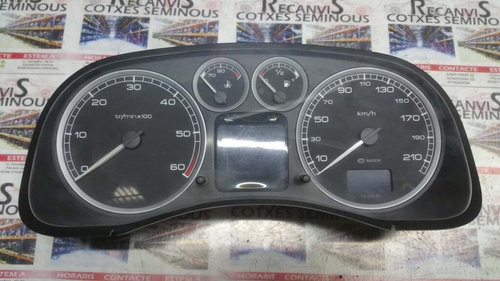 Ceasuri bord PEUGEOT 307 P9636708880 C / P9636708880C / 21655303-8 / 21655303 8 / 216553038P96367088...