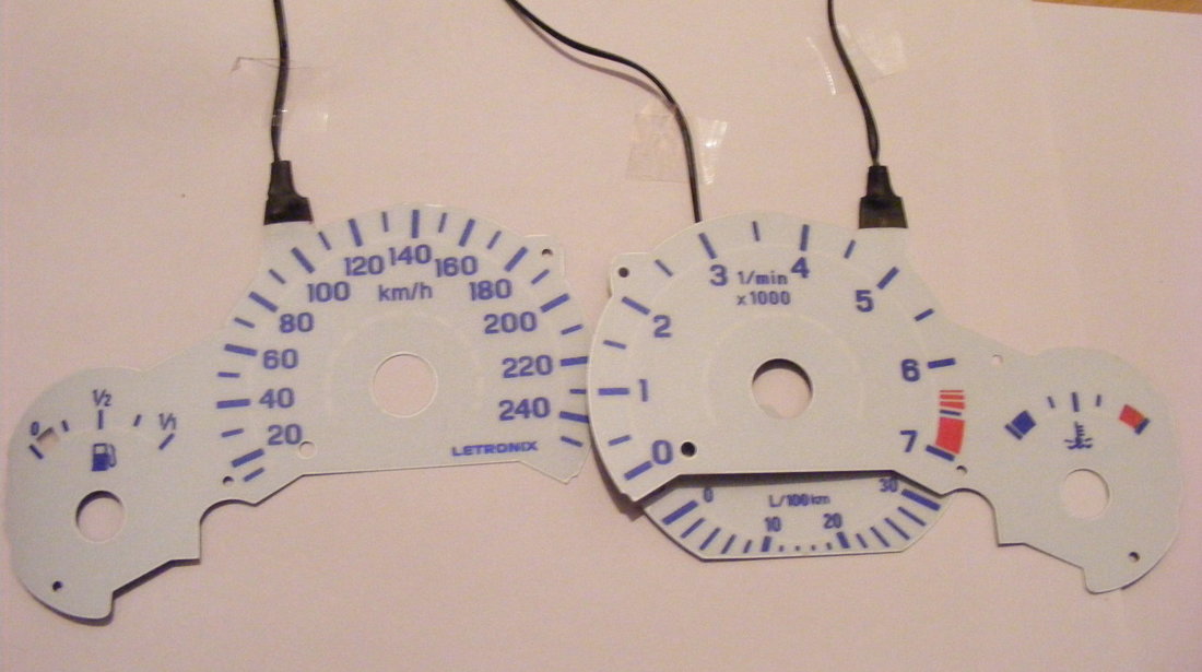 Ceasuri bord plasma BMW E36 benzina 260km/h