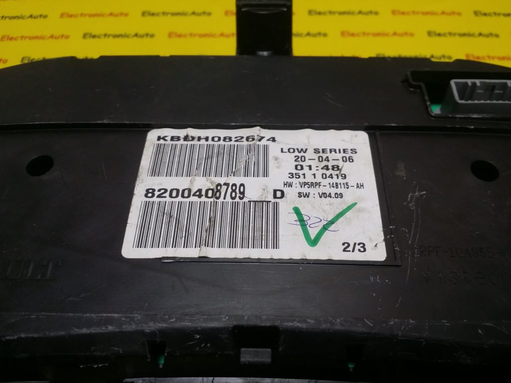 Ceasuri Bord Renault, 8200408789, VP5RPF14B115AH