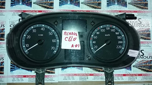 Ceasuri bord RENAULT CLIO P8200276525 A / P8200276525AP8200276525 A / P8200276525A