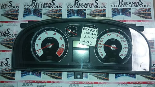 Ceasuri bord RENAULT LAGUNA 8200291336 C / 8200291336C8200291336 C / 8200291336C