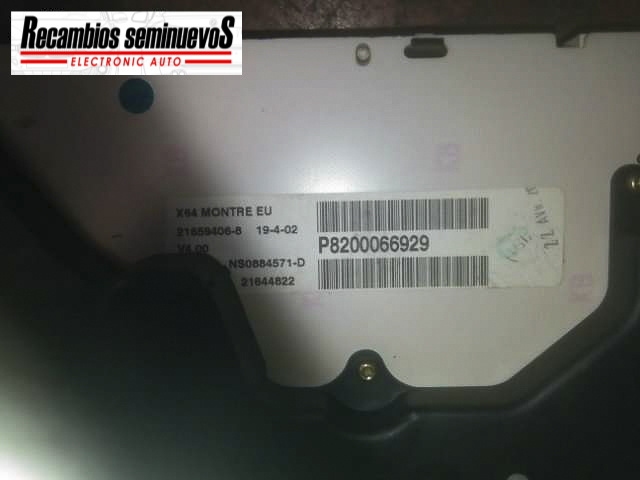 Ceasuri bord RENAULT MEGANE P 8200066929 / P8200066929 / 21644822P 8200066929 / P8200066929 / 21644822