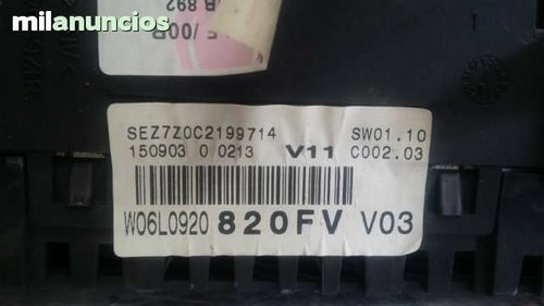 Ceasuri bord SEAT IBIZA, 110280105011B, 6L0920820F,