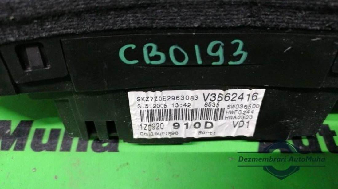 Ceasuri bord Skoda Octavia 2 (2004->) 1z0920910d