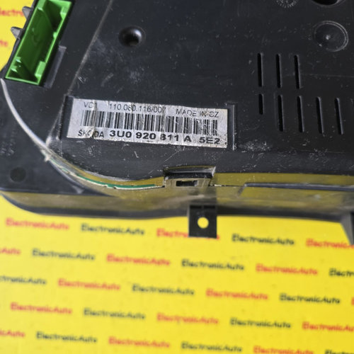 Ceasuri bord SKODA SUPERB, 3U0920811A, 110080116007,