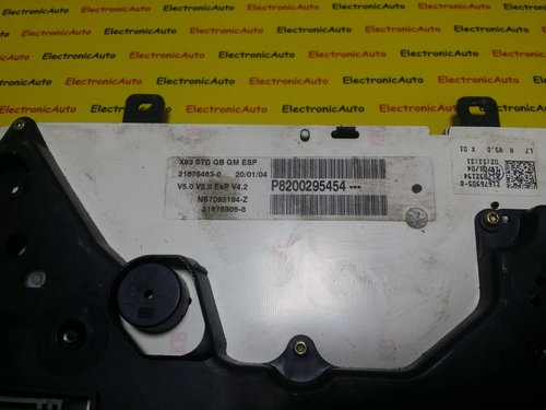 Ceasuri Bord Vauxhall, P8200295454, 216754630, NS7092194Z