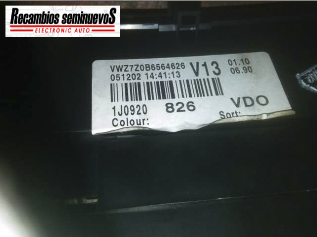 Ceasuri bord VDO VOLKSWAGEN GOLF 4 1J0 920 826 / 1J0920826 / 110.080.131/001 / 110 080 131 001 / 110080131001 / 883113011J0 920 826 / 1J0920826 / 110.080.131/001 / 110 080 131 001 / 110080131001 / 88311301