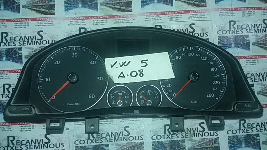 Ceasuri bord VDO VOLKSWAGEN GOLF 5 1K0 920 874 B / 1K0920874B / 110 080 375 005 / 1100803750051K0 920 874 B / 1K0920874B / 110 080 375 005 / 110080375005
