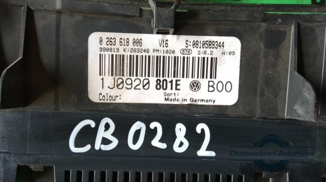 Ceasuri bord Volkswagen Bora (1998-2005) 1j0920801e