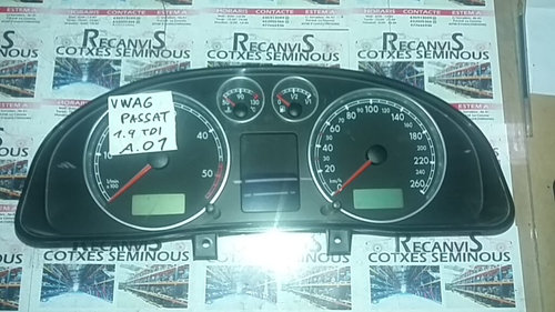 Ceasuri bord VOLKSWAGEN PASSAT 3B0 920 825 A / 3B0920825A / 110.080.052/002 / 110 080 052 002 / 1100...