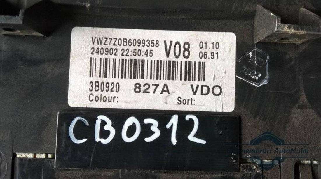 Ceasuri bord Volkswagen Passat B5 (1996-2005) 3b0920827a