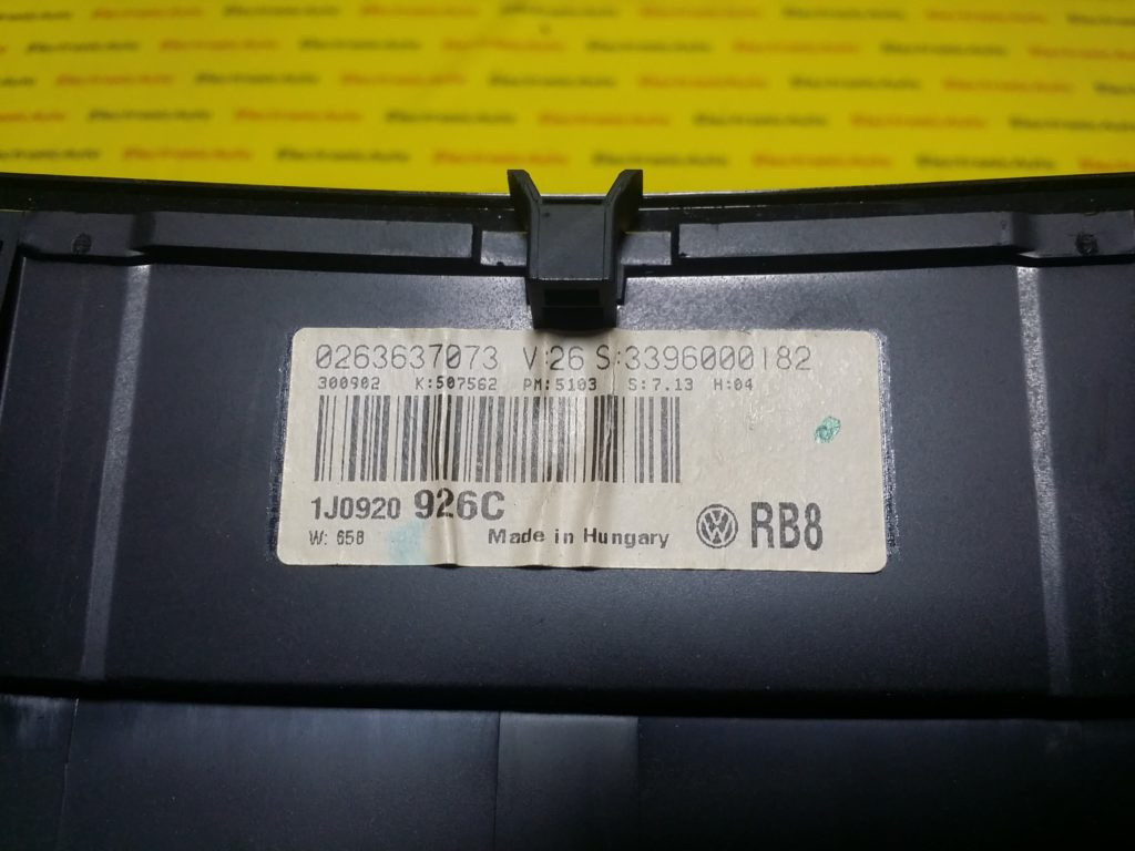 Ceasuri Bord VW, 1J0920926C, 0263637073, 3396000182