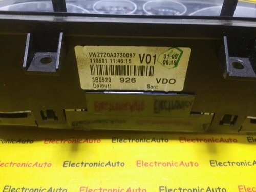 Ceasuri Bord VW, 3B0920926, VWZ7Z0A3730097