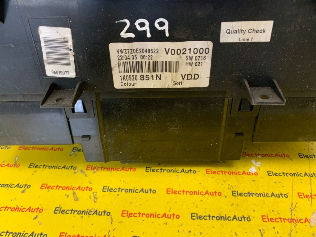 Ceasuri bord VW Golf, 1K0920851N,