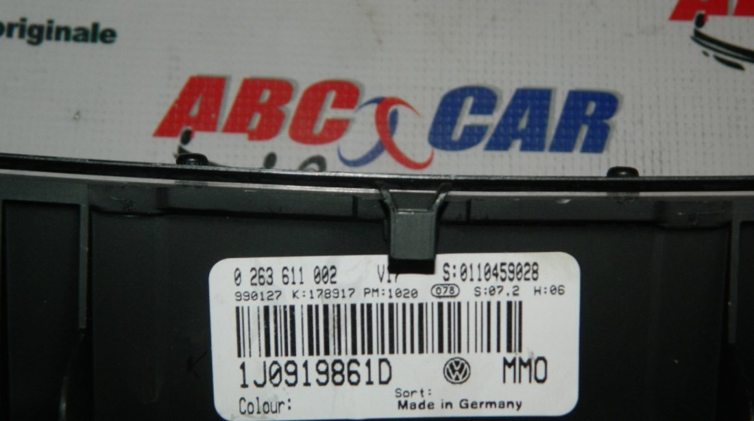 Ceasuri bord VW Golf 4 1.6 benzina cod: 1J0919861D