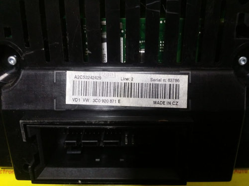 Ceasuri Bord Vw Passat, 3C0920871E, A2C53242429