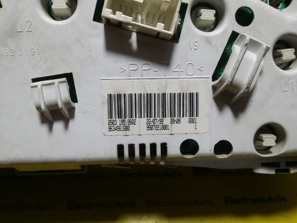 Ceasuri de Bord Peugeot 206 9634961680, 99072210001