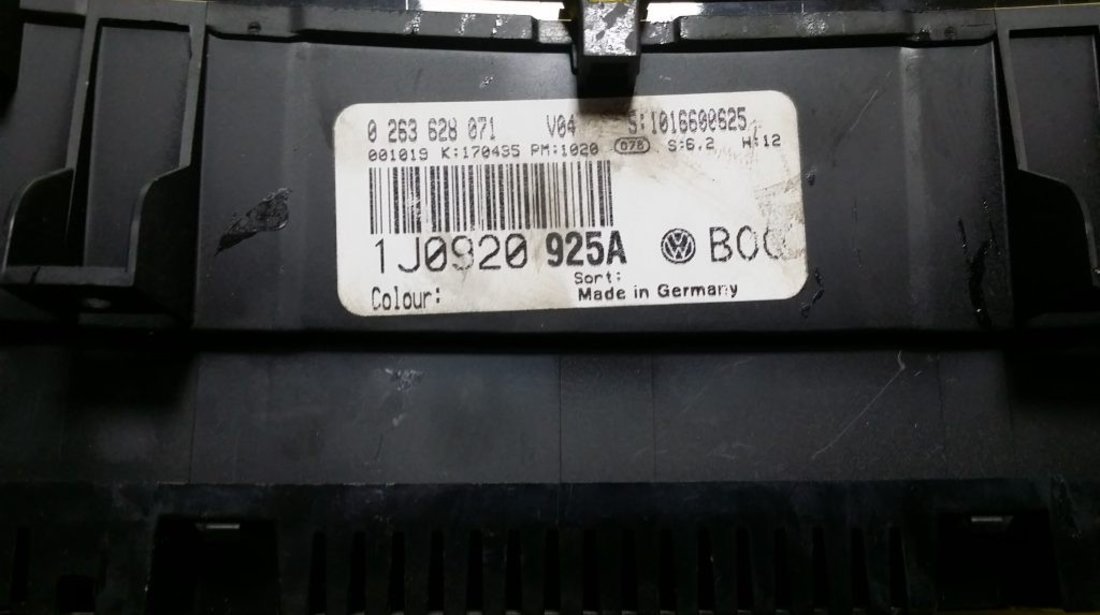 Ceasuri de Bord Vw Golf 4 0263628071, 1J0920925A