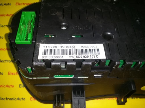 Ceasuri de bord Vw Polo 6Q0920803D